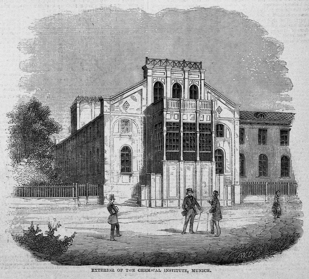 Detail of Exterior of the Chemical Institute, Munich by Anonymous