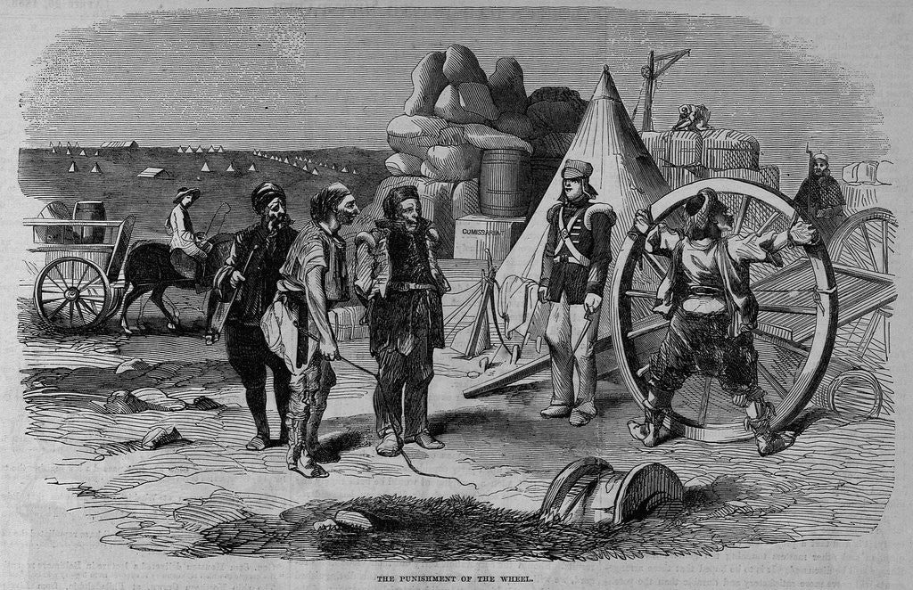 Detail of The Punishment of the Wheel by Anonymous