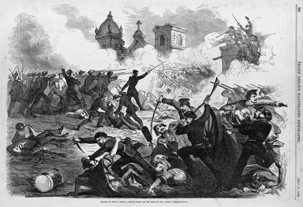 Detail of Battle of Rivas by Anonymous