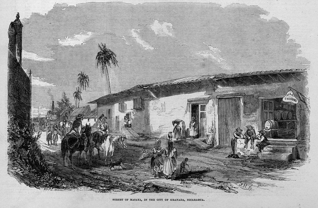 Detail of Street of Masaya, in the City of Granada, Nicaragua by Anonymous