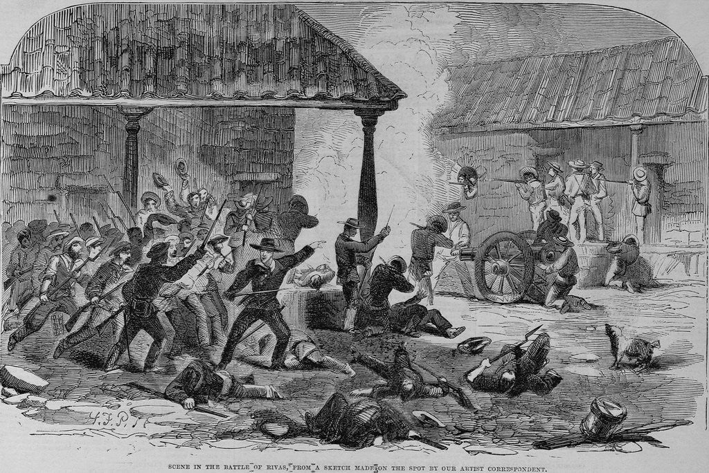 Detail of Scene in the Battle of Rivas by Anonymous