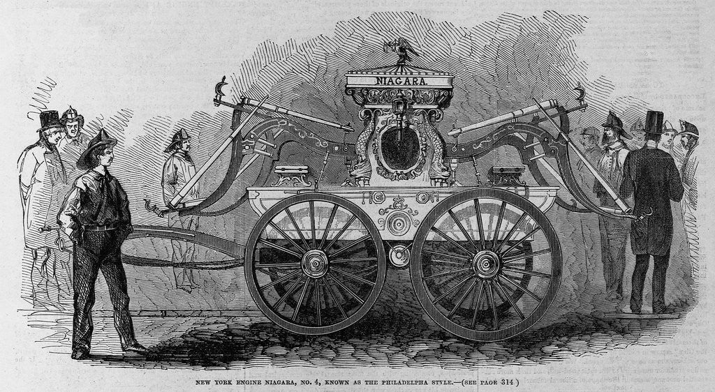 Detail of New York Engine Niagara, No. 4, Known as the Philadelphia Style by Anonymous