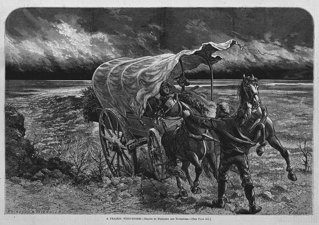 Detail of A Prairie Wind-Storm by Anonymous