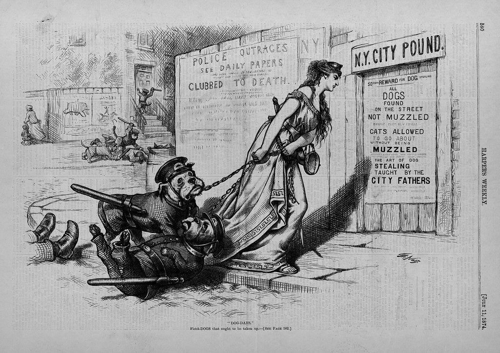 Detail of Dog-Days. Watch-Dogs Thatt Ought to be Taken up by Anonymous