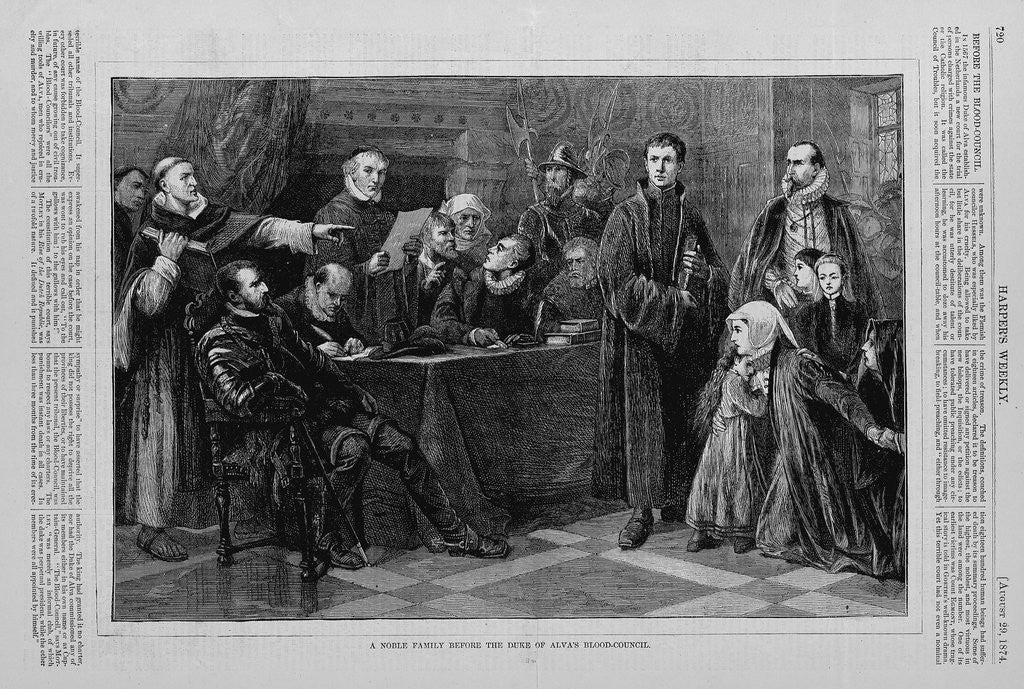 Detail of A Noble Family Before the Duke of Alva's Blood-Council by Anonymous