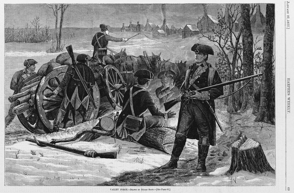 Detail of Valley Forge by Julian Scott