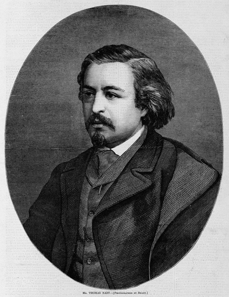 Detail of Mr. Thomas Nast by Brady