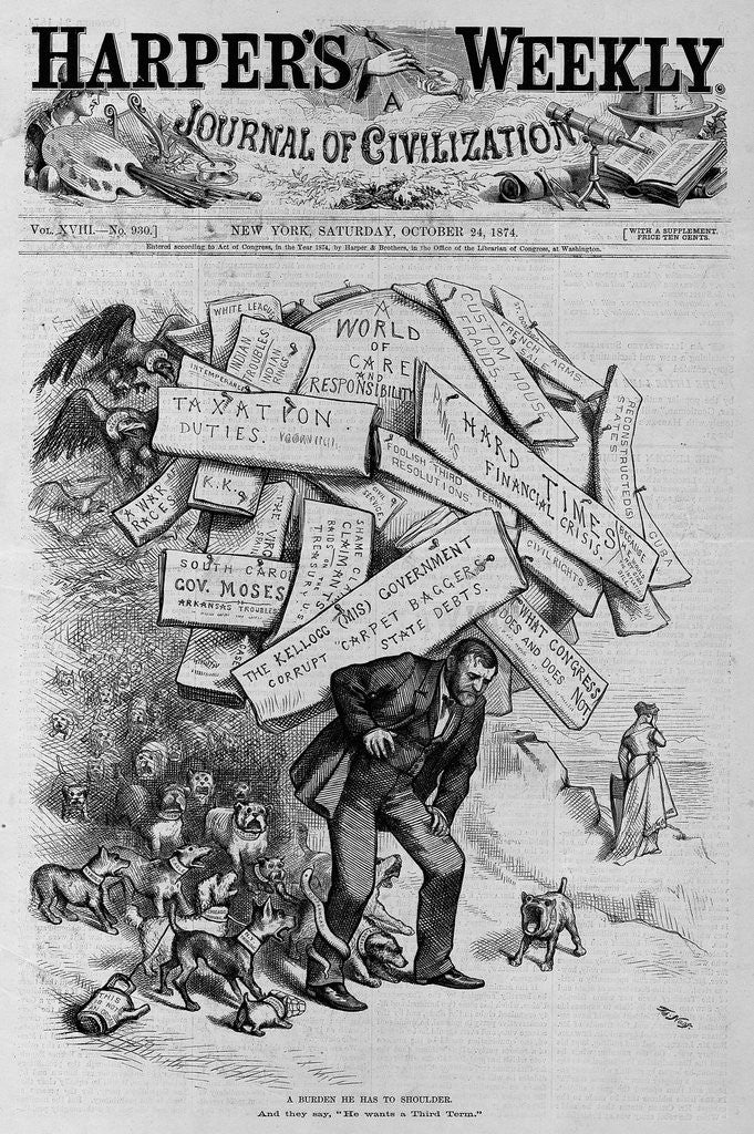 Detail of A Burden he has to Shoulder. And They say, 