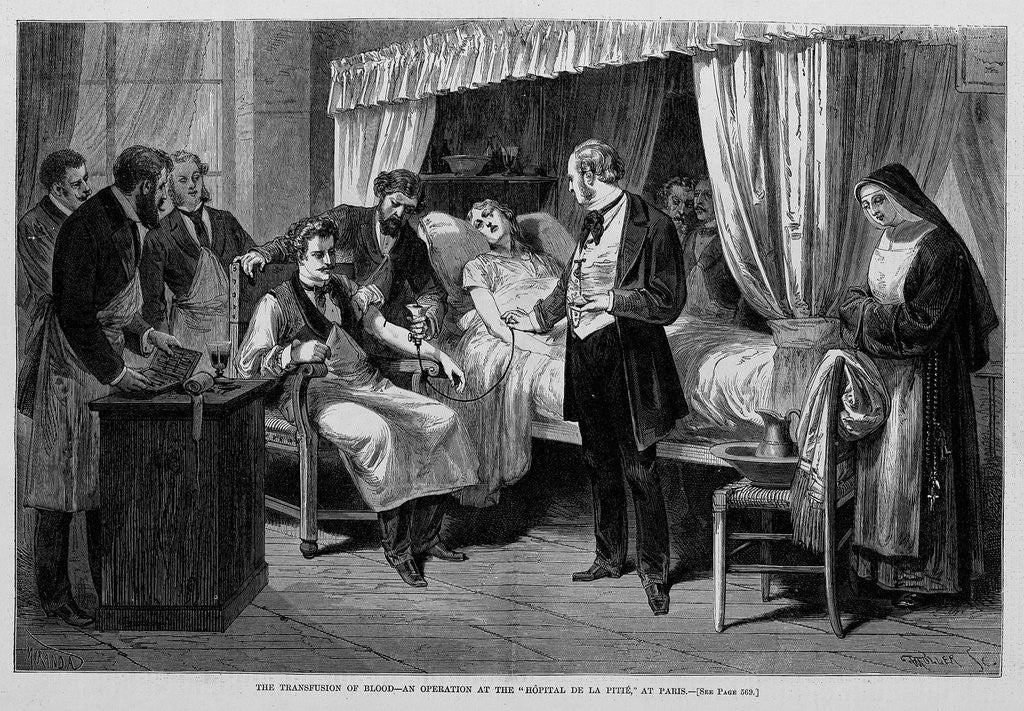 Detail of The Transfusion of Blood-An Operation at the 