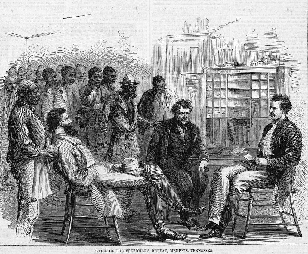 Detail of Office of the Freedmen's Bureau, Memphis, Tennessee by Anonymous
