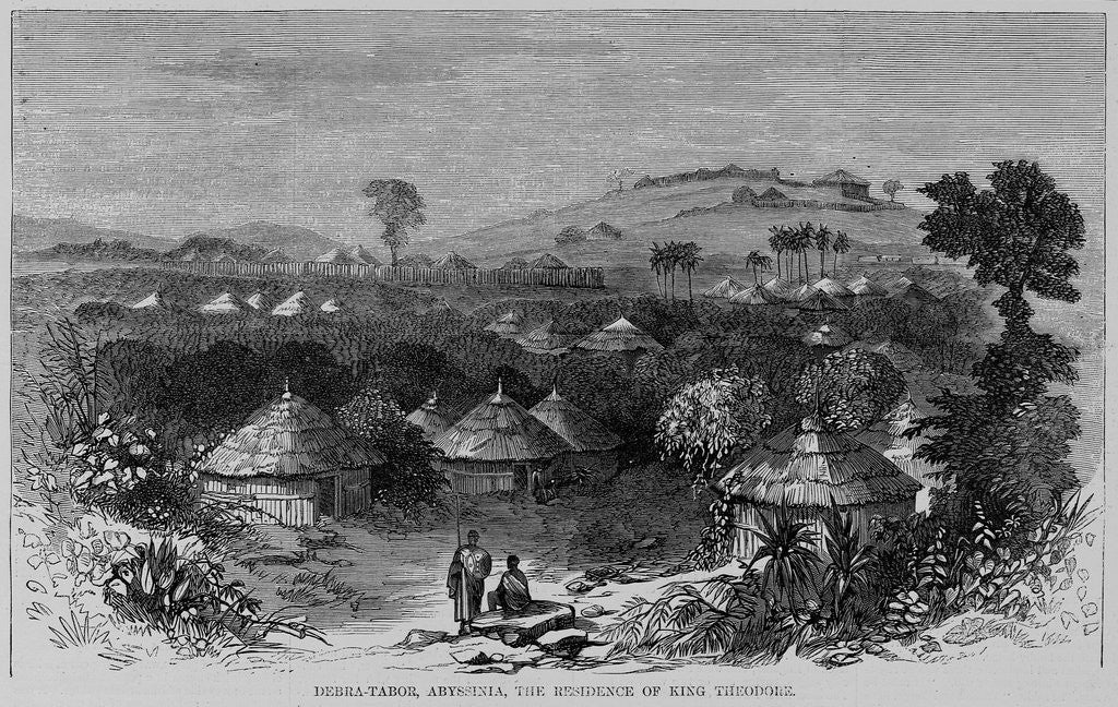 Detail of Debra-Tabor, Abyssinia, the residence of King Theodore by Anonymous