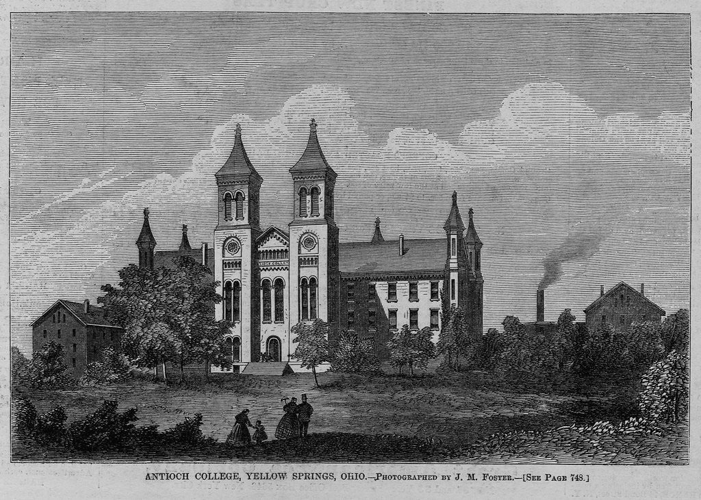 Detail of Antioch College, Yellow Springs, Ohio by J. M. Foster