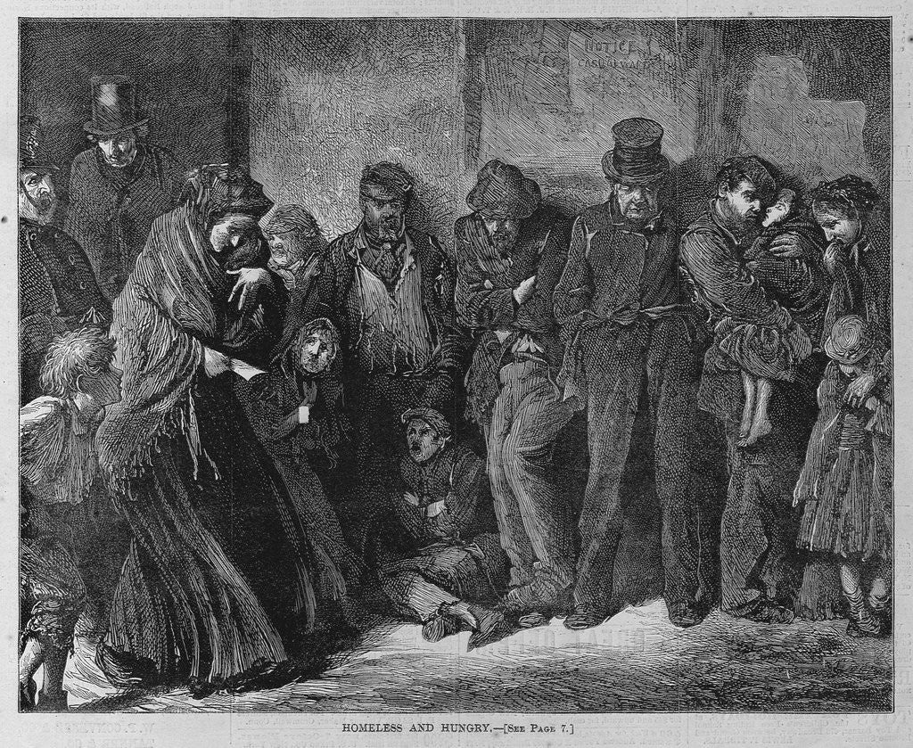 Detail of Homeless and hungry by Anonymous