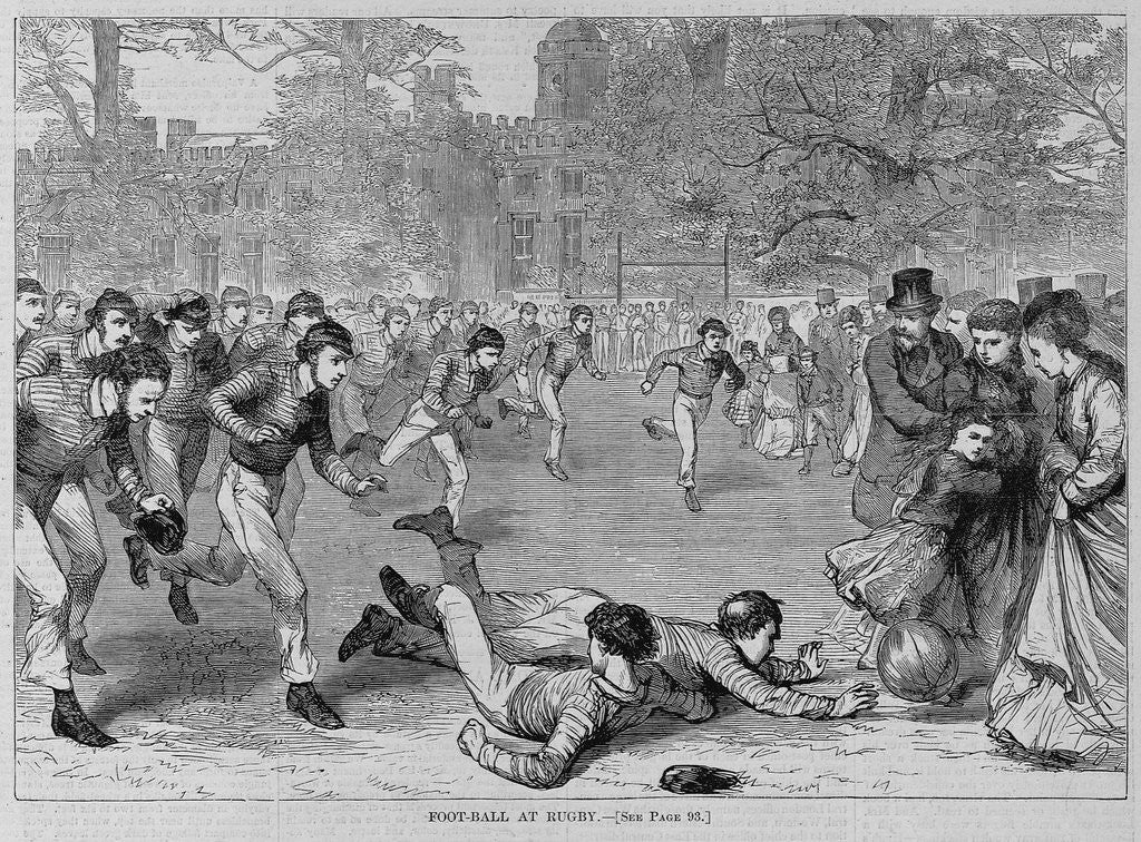 Detail of Rugby Game by Anonymous