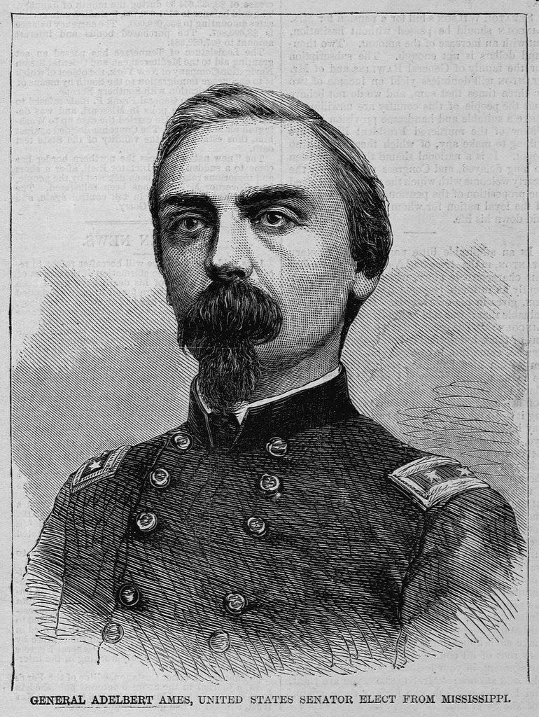 Detail of General Adelbert Ames, United States Senator elect from Mississippi by Anonymous