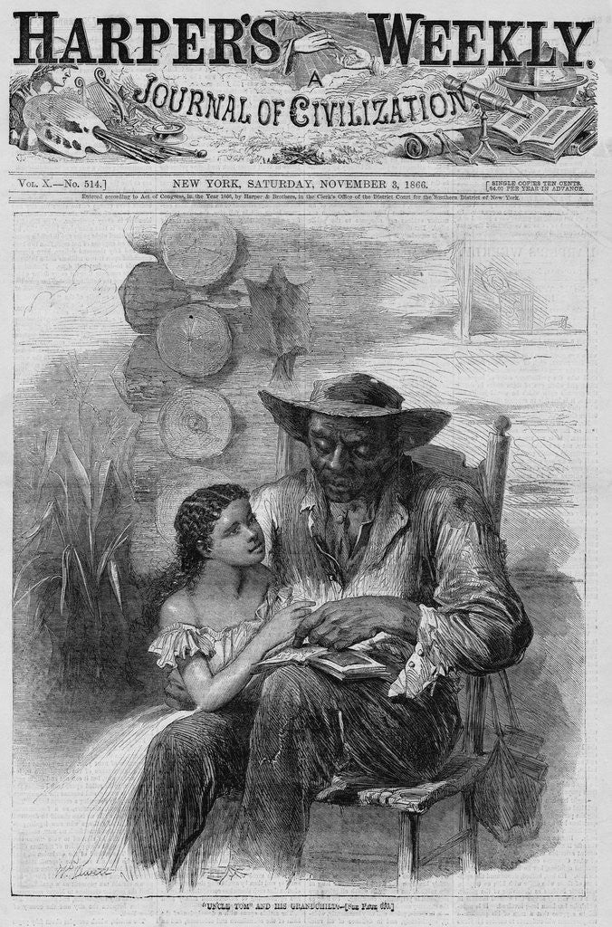 Detail of Uncle Tom, and His Grandchild by Anonymous