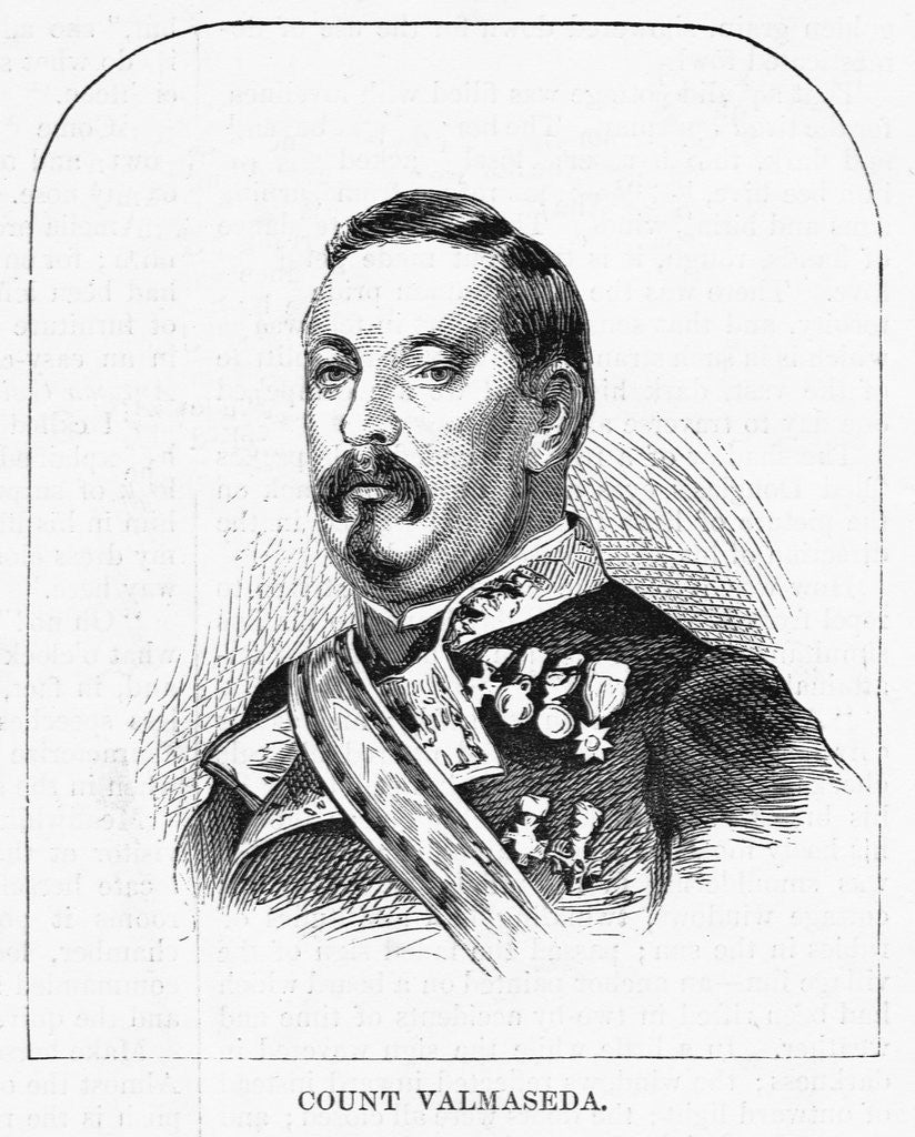 Detail of Count Valmaseda by Anonymous