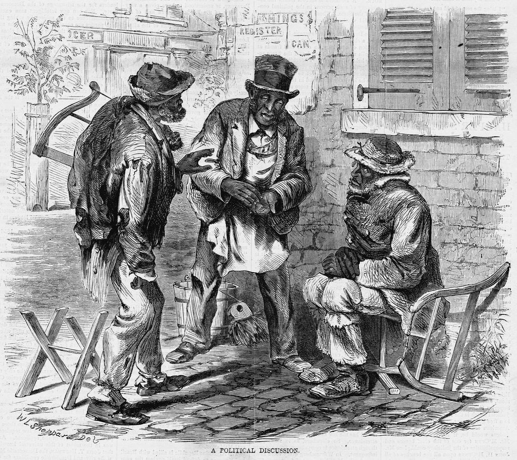 Detail of A Political Discussion by Anonymous