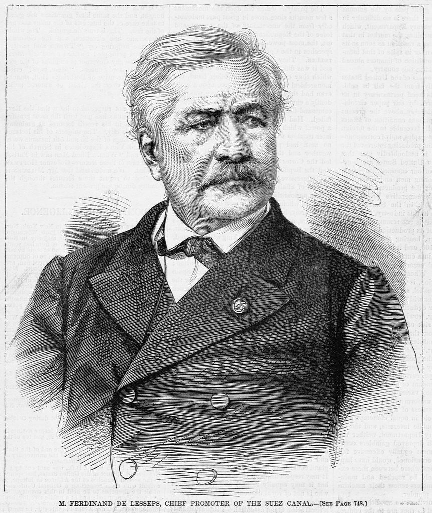 M. Ferdinand De Lesseps, Chief Promoter of the Suez Canal by Corbis