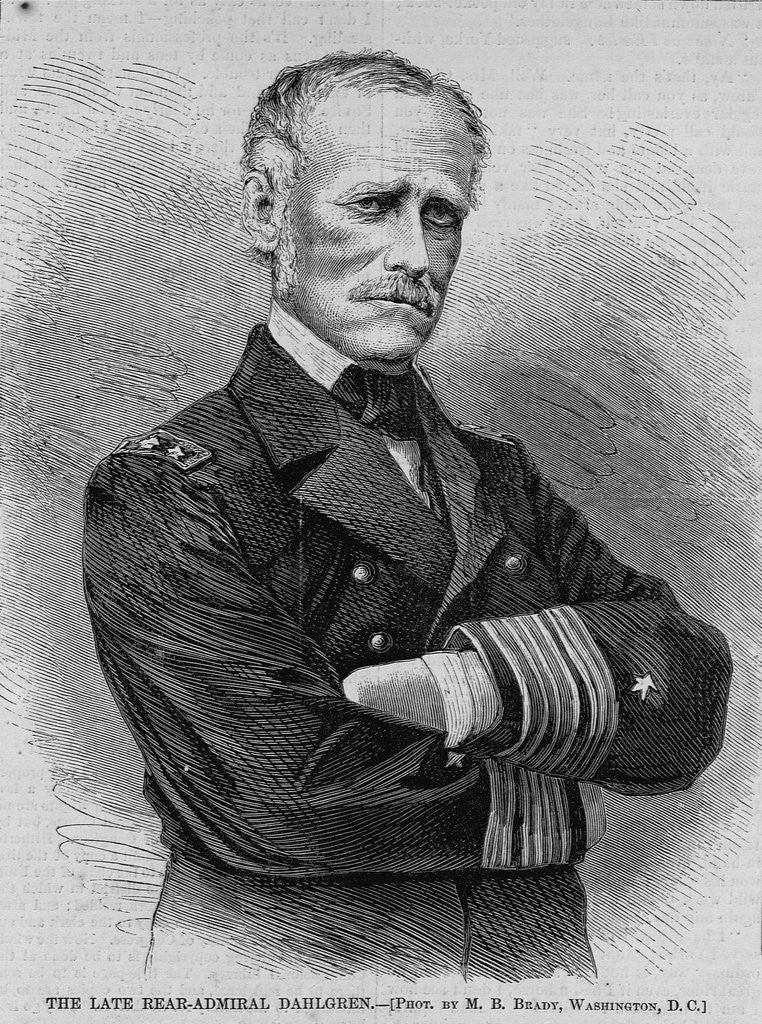 Detail of The late Rear-Admiral Dahlgren by M. B. Brady