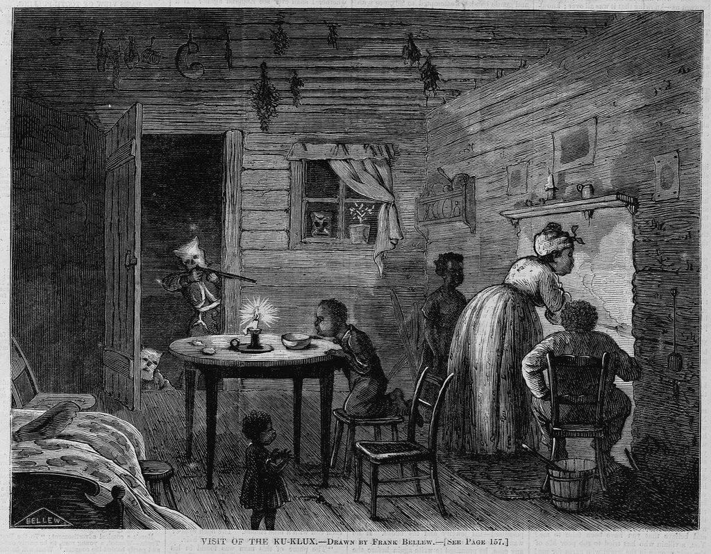 Detail of Visit of the Ku-Klux-Klan by Anonymous