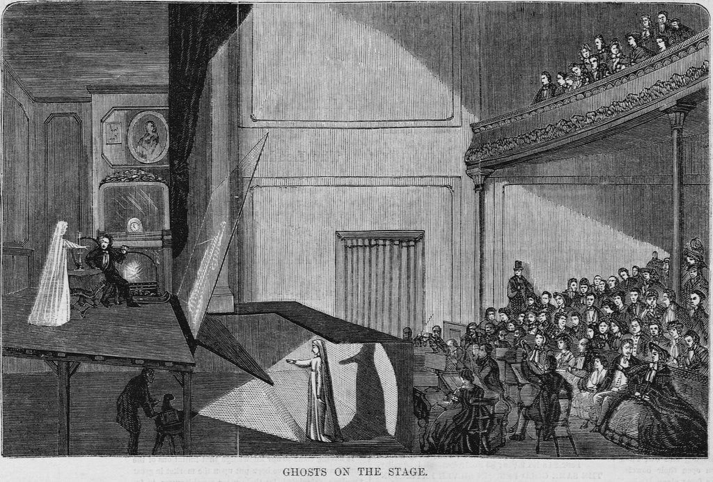 Detail of Ghosts on the Stage by Anonymous