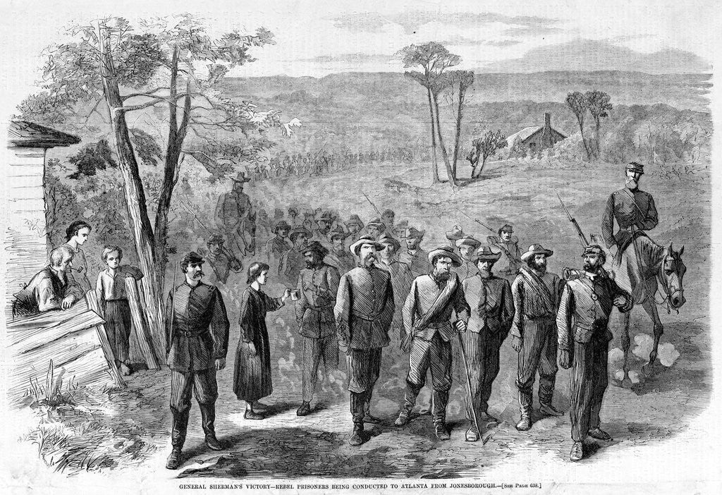 Detail of General Sherman's Victory - Rebel Prisoners Being Conducted to Atlanta From Jonesborough by Anonymous