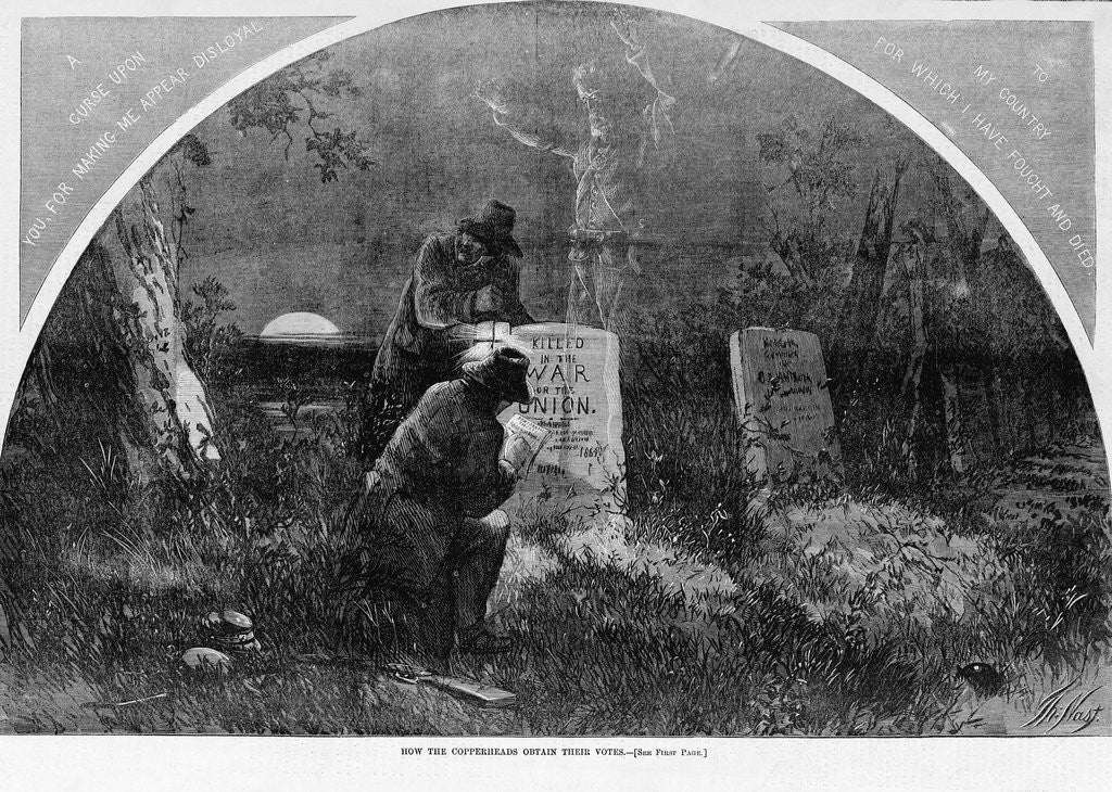Detail of How the Copperheads Obtain their Votes by Anonymous