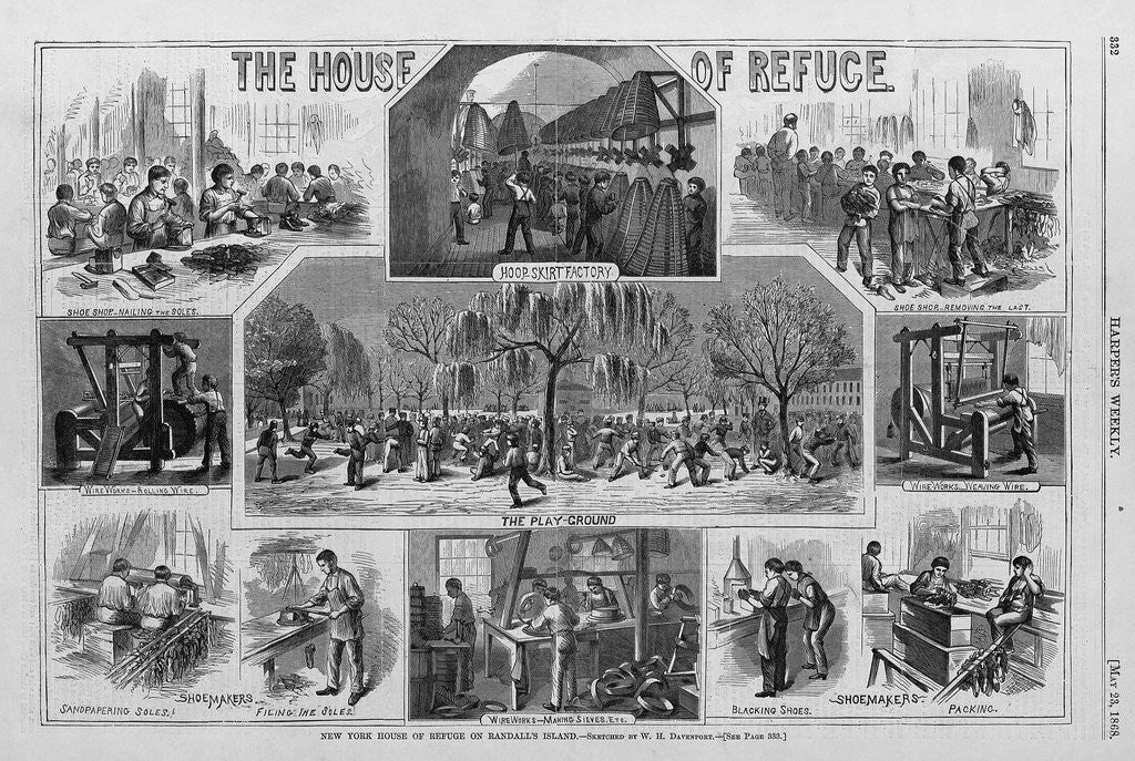 Detail of The House of Refuge by W. H. Davenport