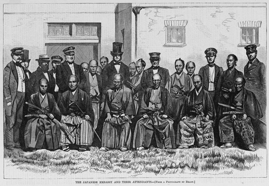 Detail of The Japanese Embassy and Their Retinue by Anonymous