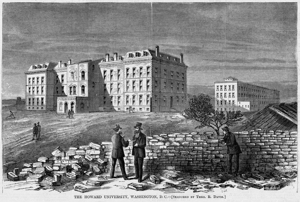 Detail of The Howard University, Washington, D.C by Anonymous
