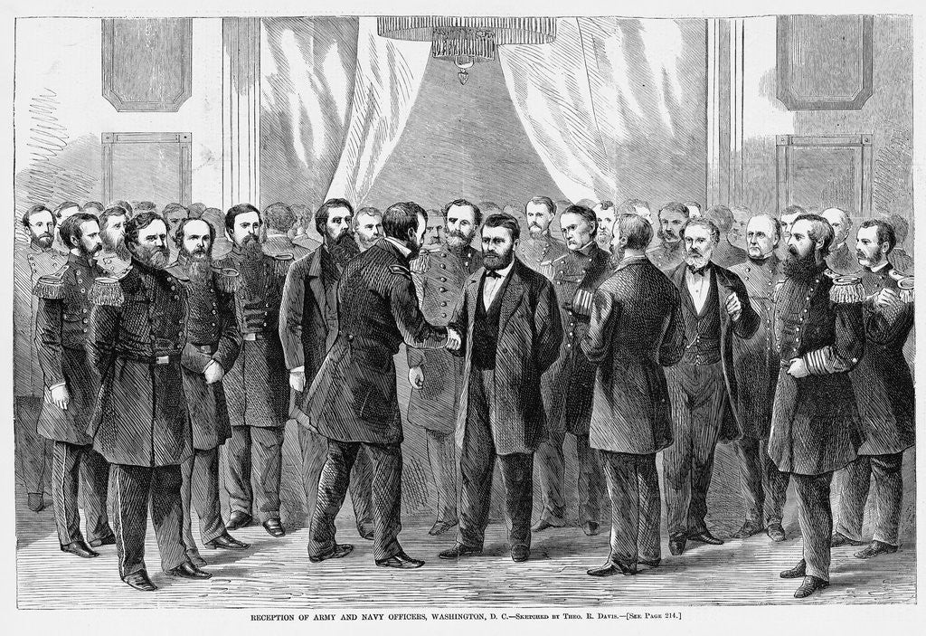 Detail of Reception of Army and Navy Officers, Washington, D.C by Anonymous