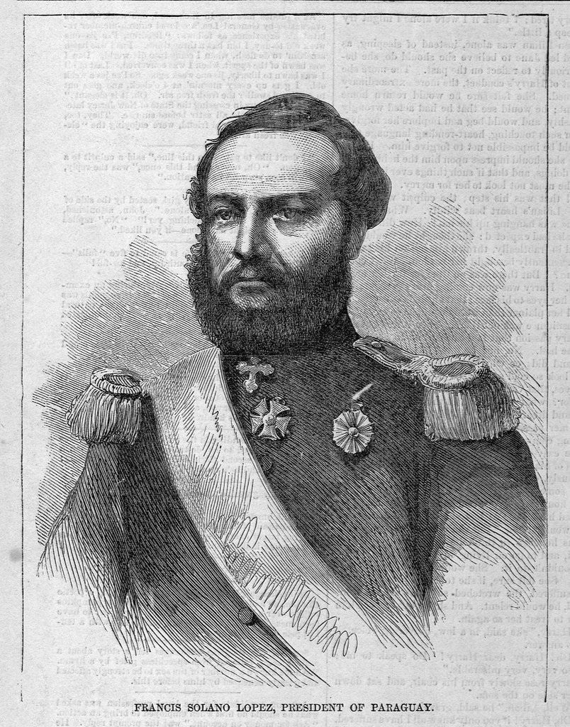 Francis Solano Lopez, President of Paraguay