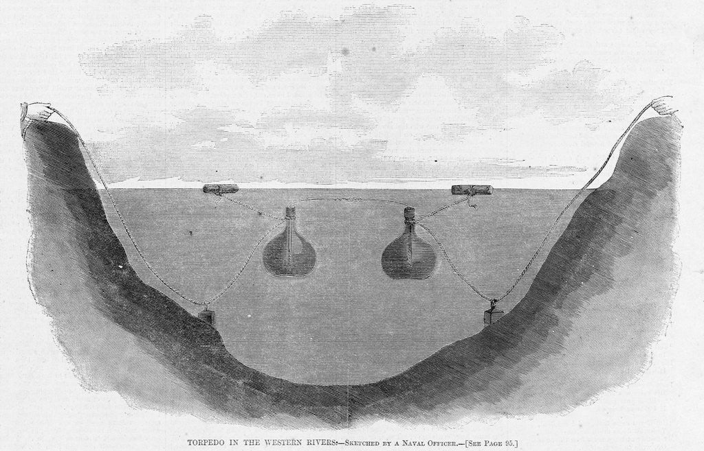 Detail of Torpedo in the Western Rivers by Anonymous