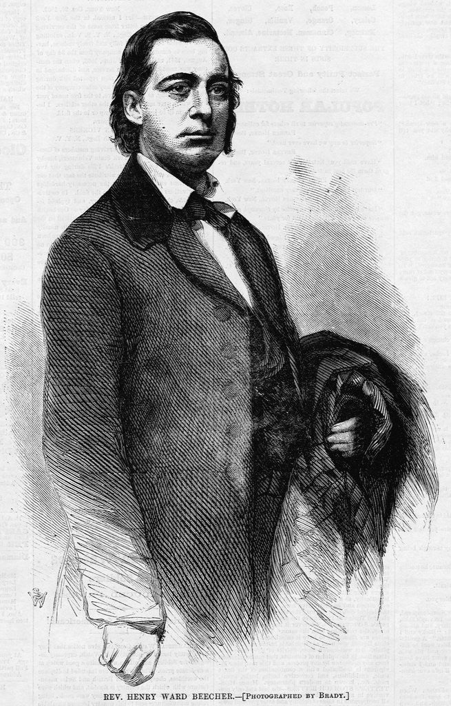 Detail of Rev. Henry Ward Beecher by Anonymous