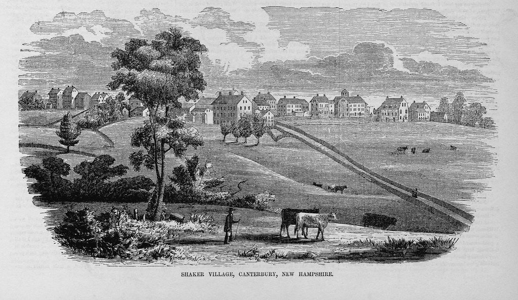 Detail of Shaker Village, Canterbury, New Hampshire by Anonymous