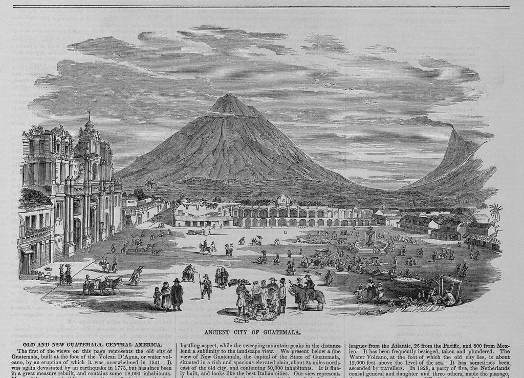 Detail of Ancient City of Guatemala by Anonymous