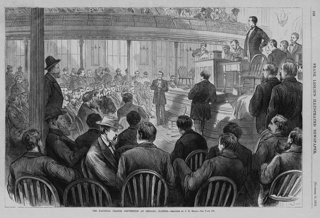 Detail of The National Grange Convention at Chicago, Illinois by Anonymous