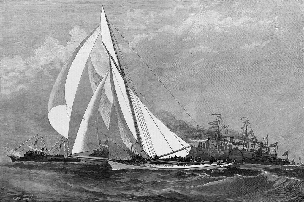 Detail of The first day's race for the 