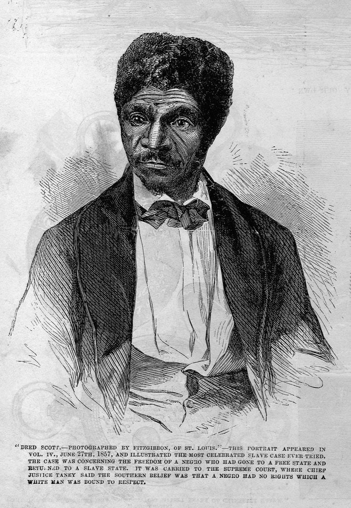 Detail of Dred Scott. - Photographed by Fitzgibbon