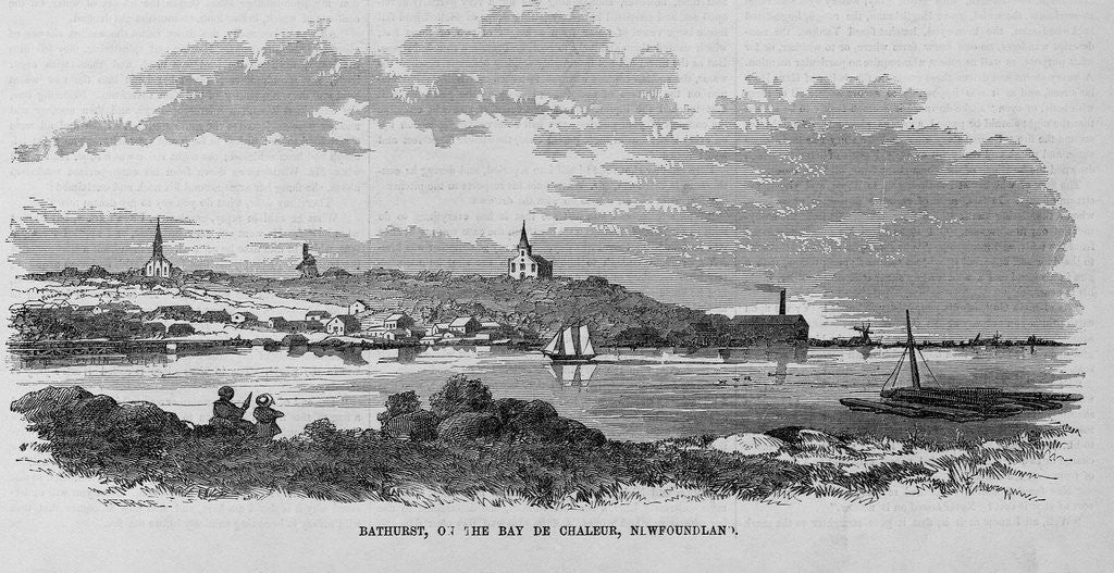 Detail of Bathurst, On the Bay De Chaleur, Newfoundland by Anonymous