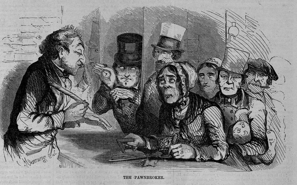 Detail of The Pawnbroker by Anonymous