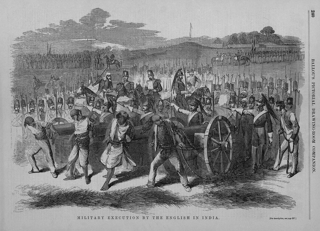 Detail of Military Execution by the English in India by Anonymous
