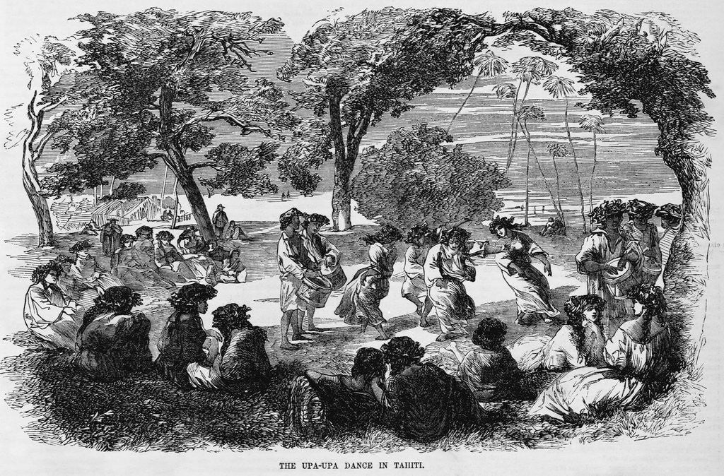 Detail of The Upa-Upa Dance in Tahiti by Anonymous