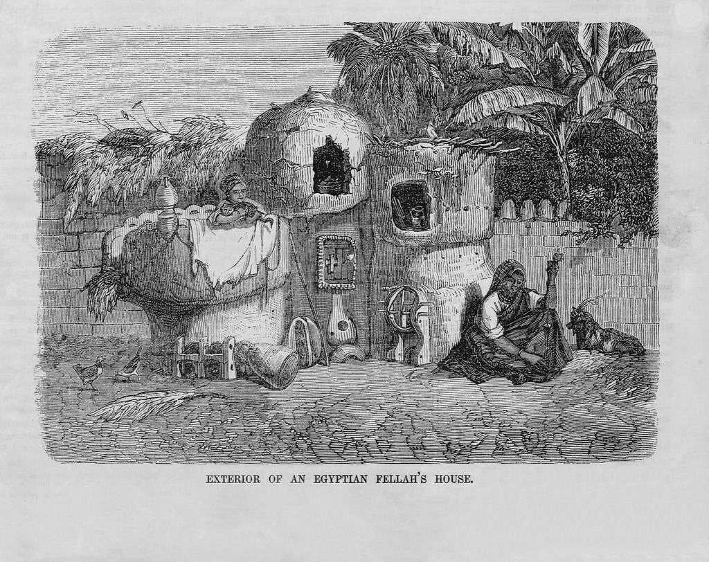 Detail of Exterior of an Egyptian Fellah's House by Anonymous