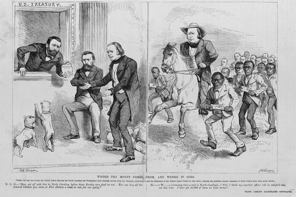 Detail of Where the money comes from, and where it goes. (Within the last two weeks the United States Marshall for North Carolina left Washington with $225,000 by Anonymous