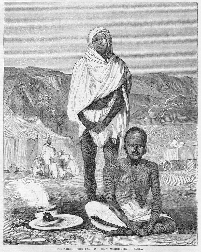 Detail of The Thugs - The Famous Secret Murderers of India by Anonymous