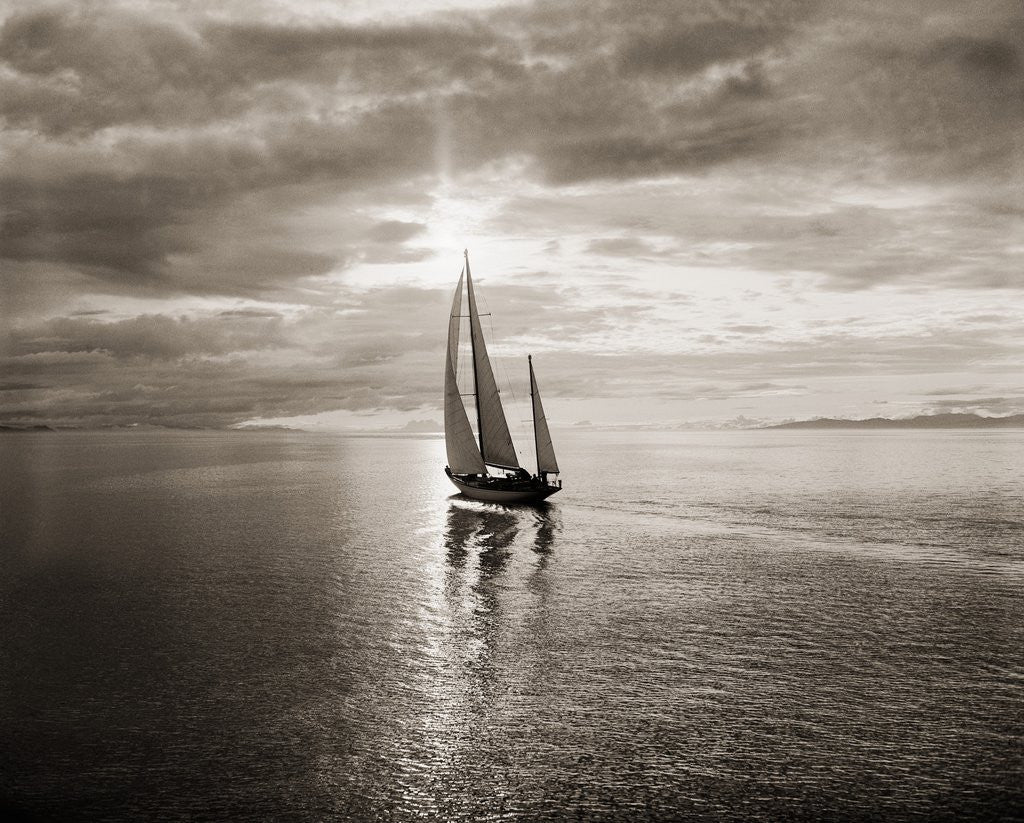 Detail of Diamond Head Yacht in Swiftsure Race by Anonymous