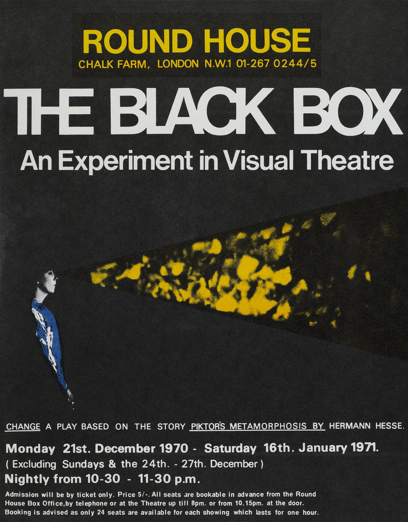 Detail of The Black Box: An Experiment in Visual Theatre (1970) by Anonymous