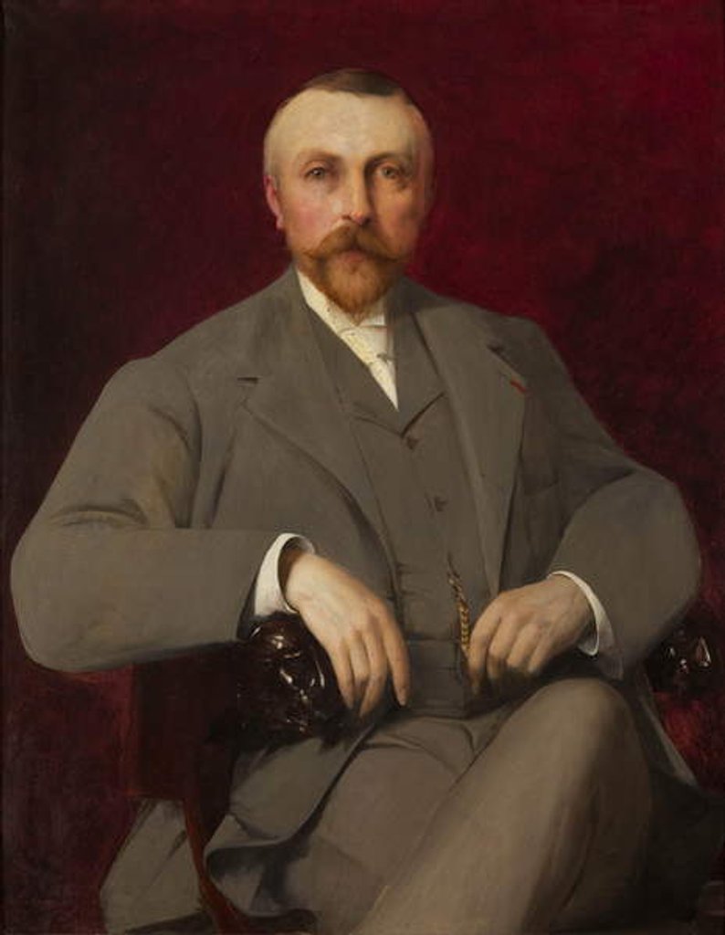 Detail of Portrait of Paul Marmottan, 1898 by Elie Nonclercq